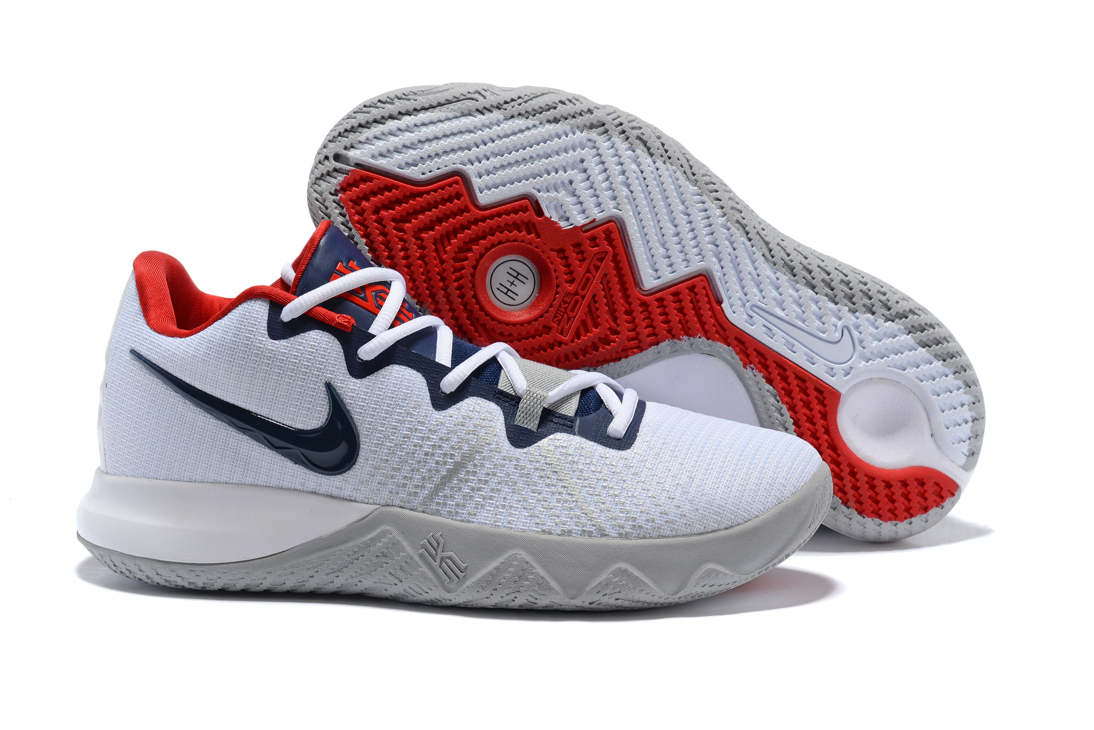 Nike Kyrie Flytrap White Deep Blue Red Shoes